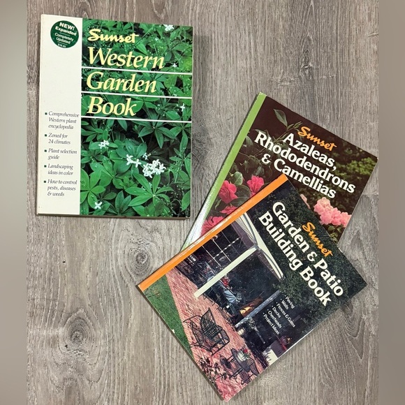 Sunset Other - Sunset Gardening Book Bundle | Western Garden, Azaleas & Patio Building
